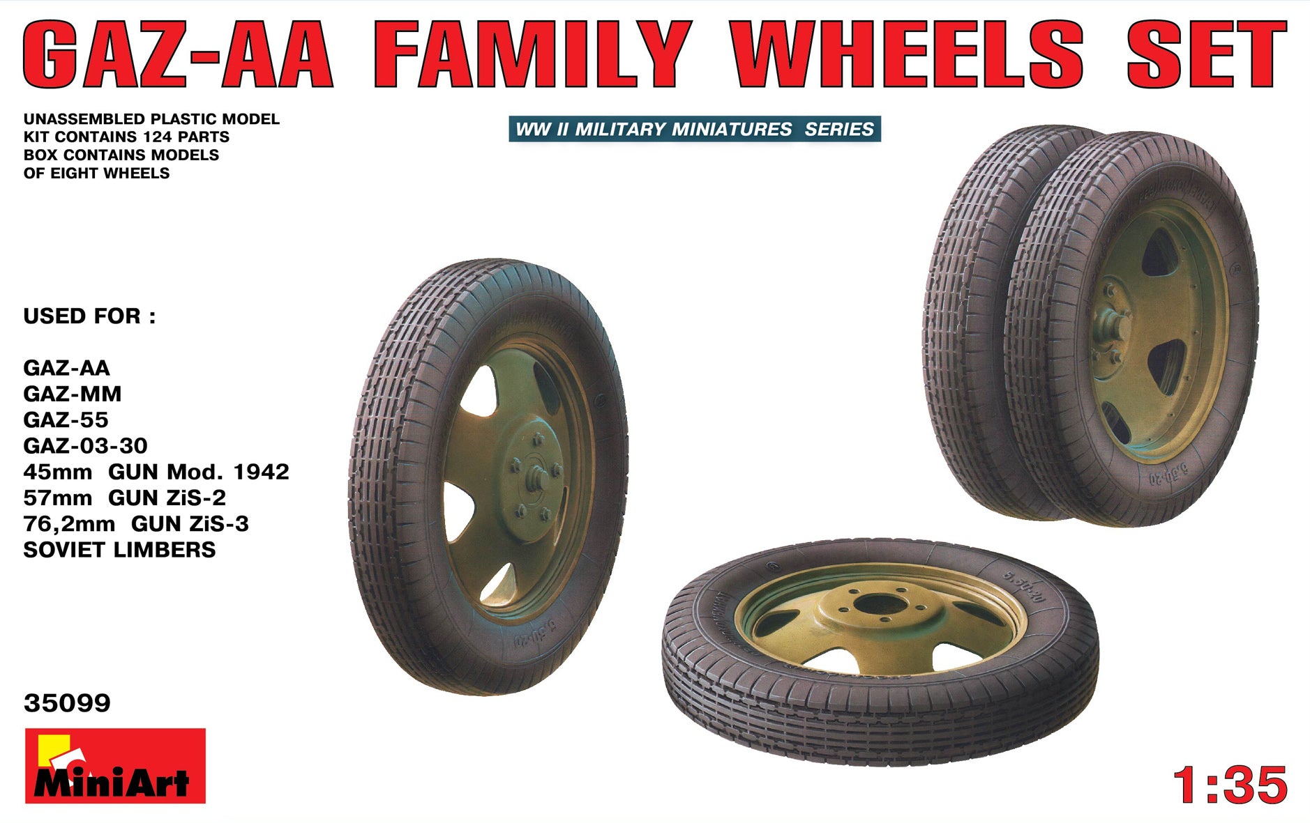 GAZ-AA Family Wheels Set