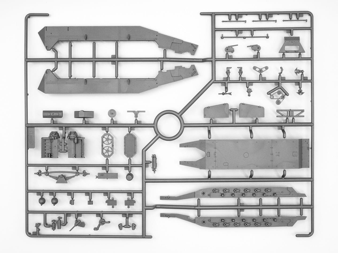 201 - ICM - 35107 - Sd.Kfz. 251/1 Ausf. B Wurfrahmen 40 ‘Stuka zu Fuss’ - sprue