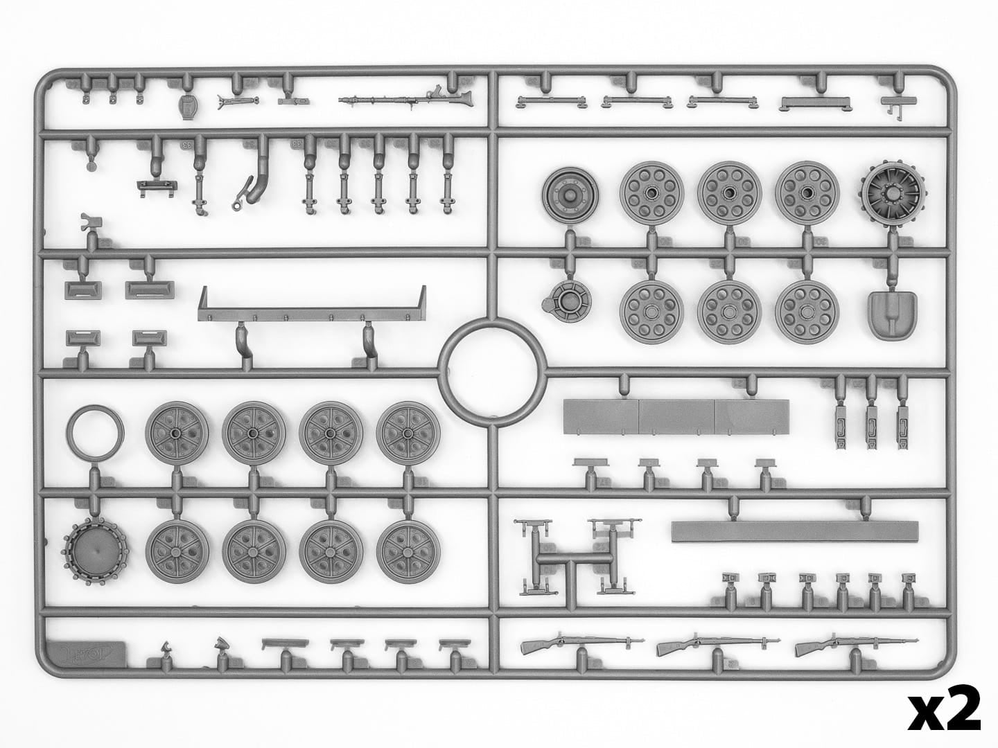 ICM - 35107 - Sd.Kfz. 251/1 Ausf. B Wurfrahmen 40 ‘Stuka zu Fuss’ - sprue
