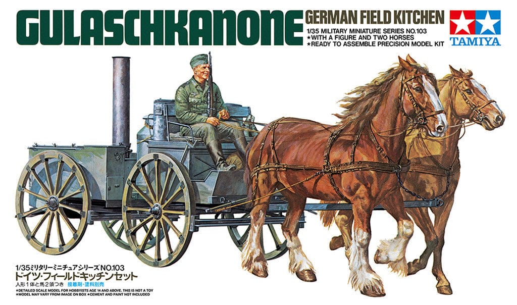 010 - Tamiya - 35103 - Gulaschkanone German Field Kitchen - primary image