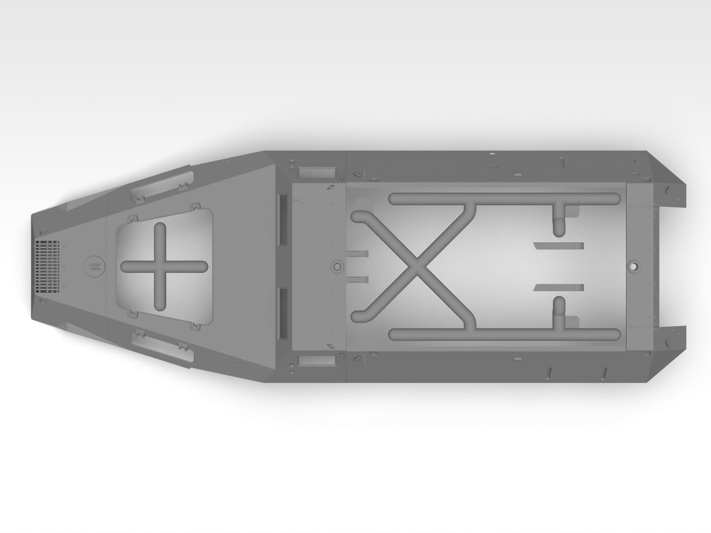 203 - ICM - 35107 - Sd.Kfz. 251/1 Ausf. B Wurfrahmen 40 ‘Stuka zu Fuss’ - sprue