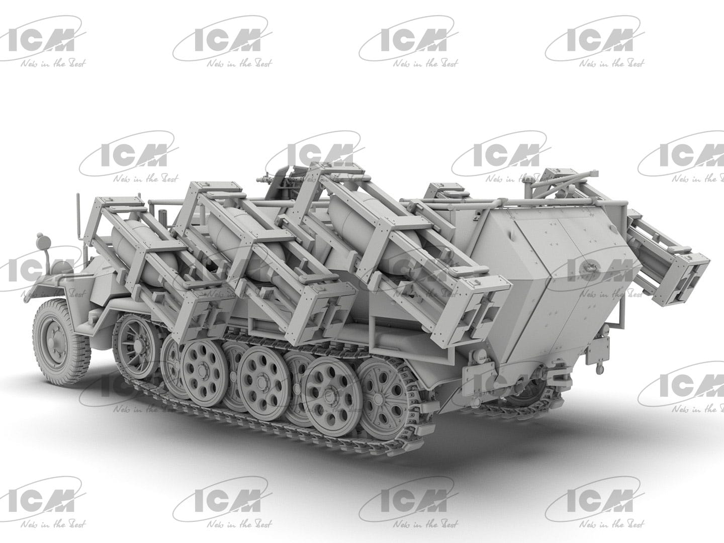ICM - 35107 - Sd.Kfz. 251/1 Ausf. B Wurfrahmen 40 ‘Stuka zu Fuss’ - digital model