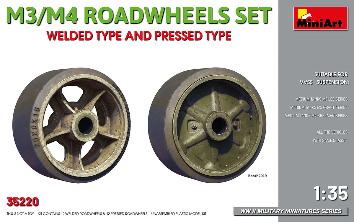 M3 / M4 Roadwheels, Welded and Pressed