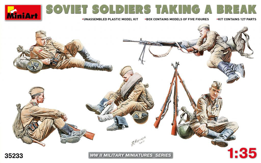 010 - Soviet Soldiers Taking a Break - primary image