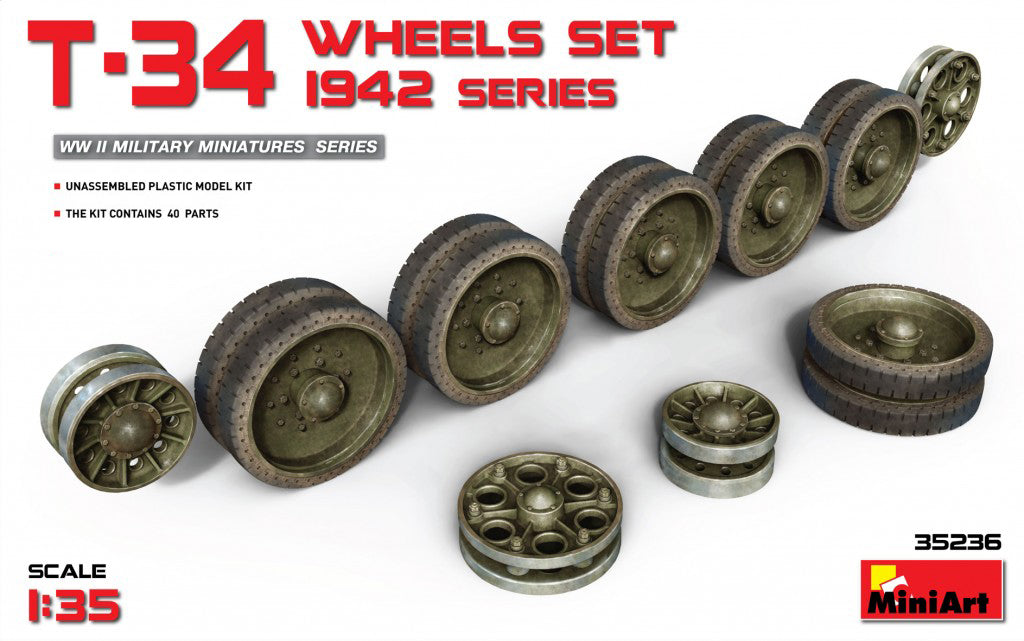 T-34 obr. 1942 Wheels Set