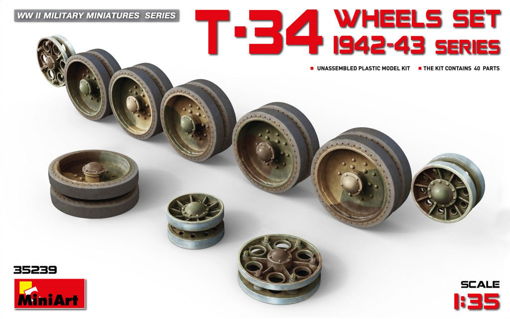 T-34 Models 1942-43 Wheels Set