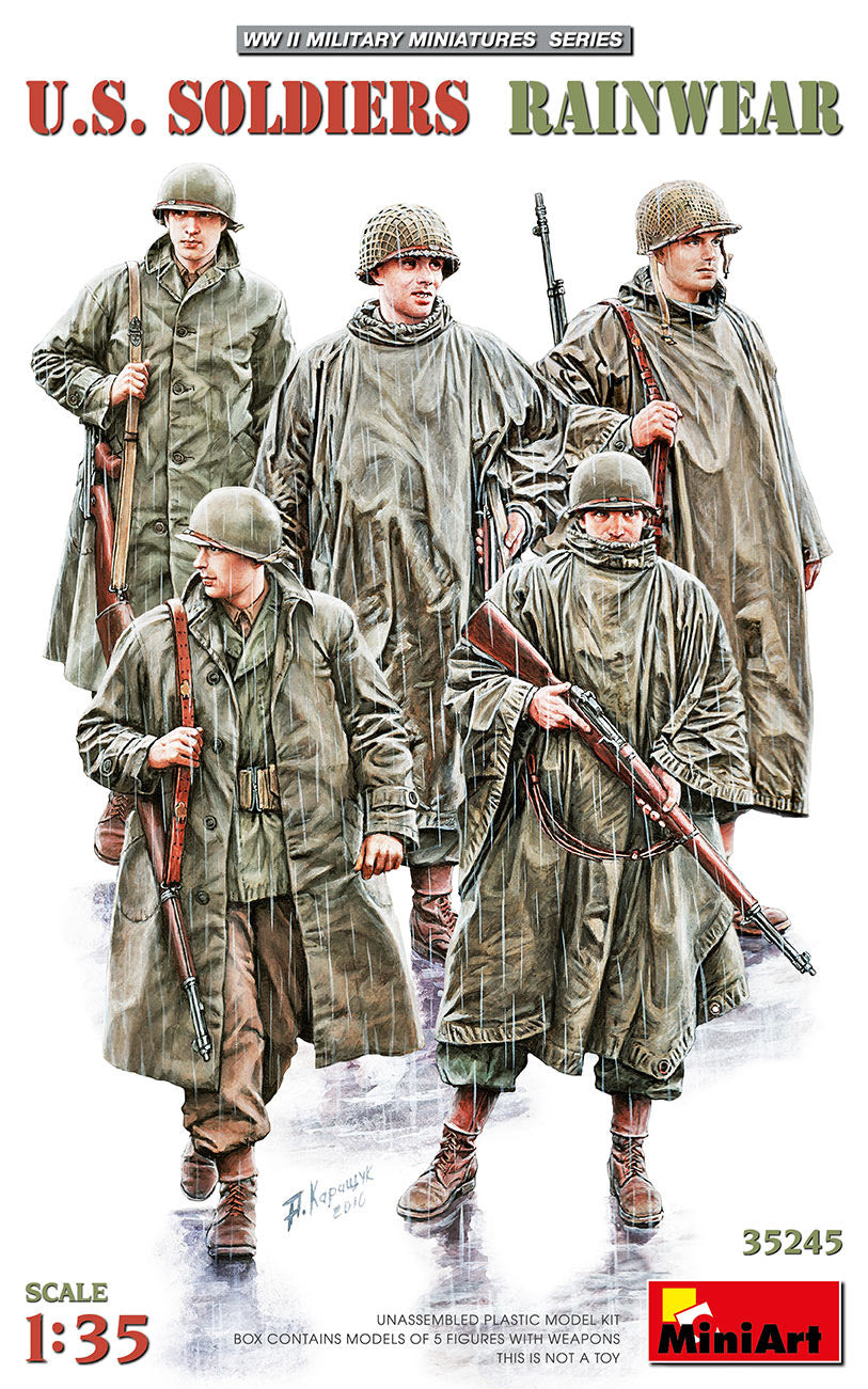 010 - United States Soldiers in Rainwear - primary image