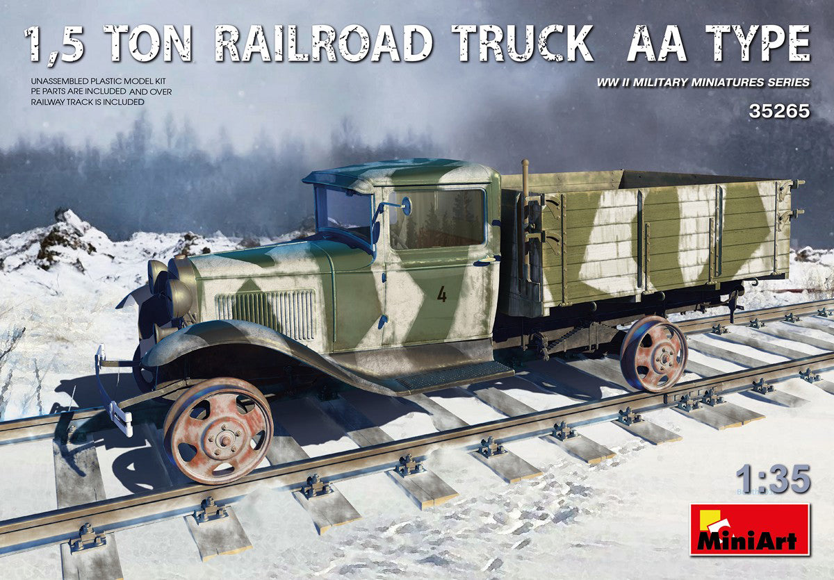 GAZ-AA .5 Ton Railroad Truck