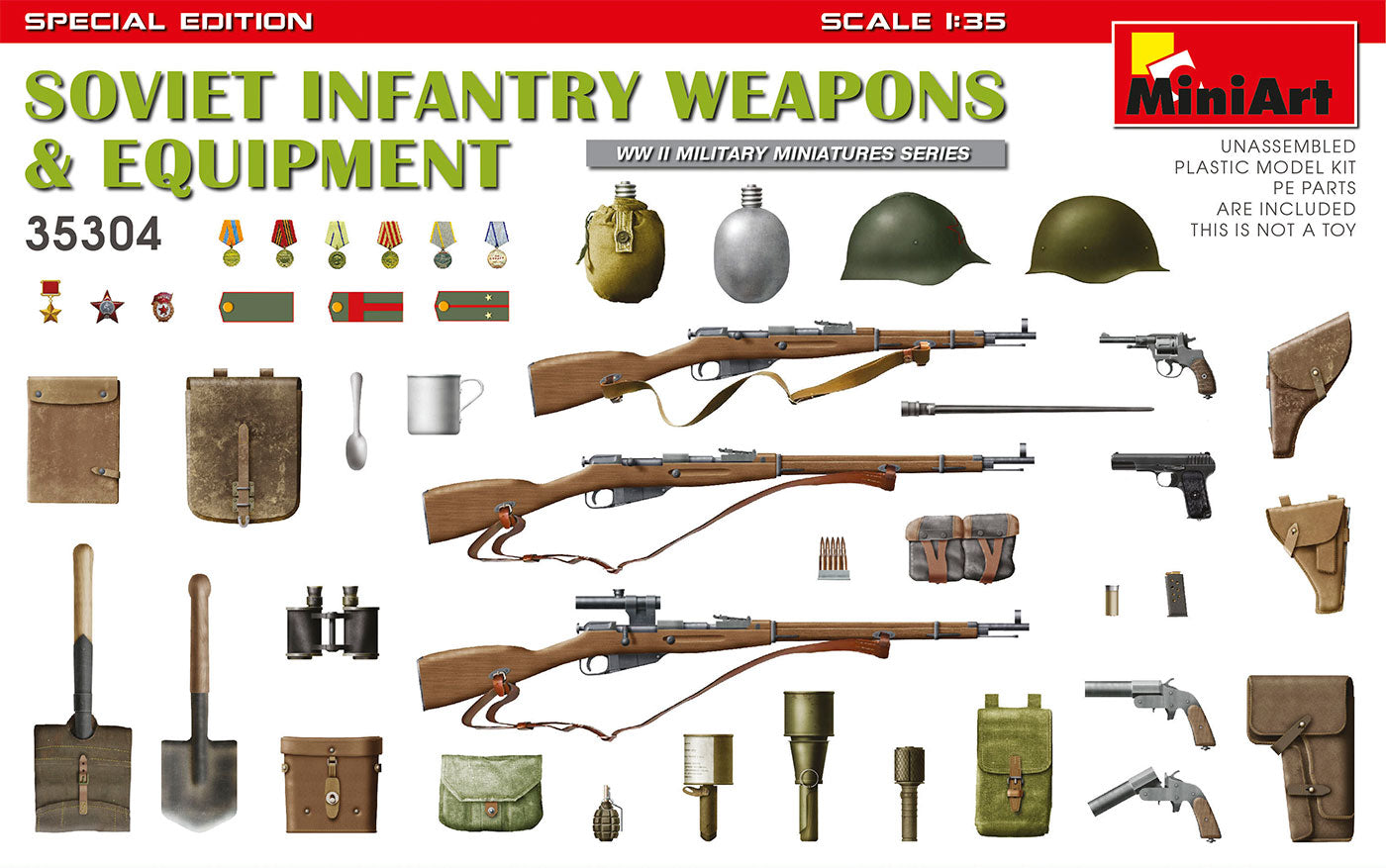 Armes et équipements de l'infanterie soviétique