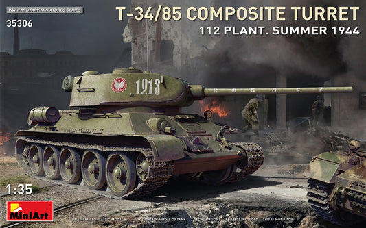 010 - T-34-85 obr. 1944 Composite Turret Plant 112 - primary image