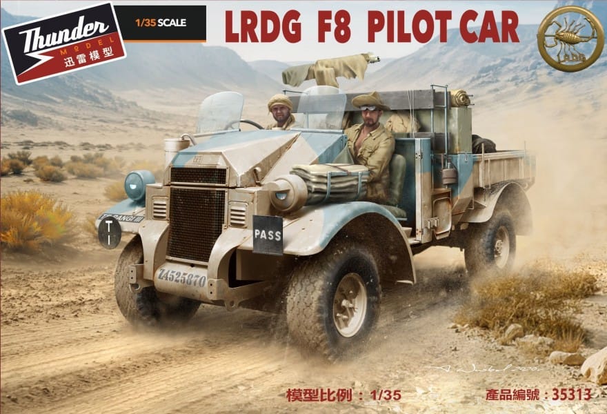 010 - Thunder Model - TM35313 - LRDG Ford F8 Pilot Car - primary image