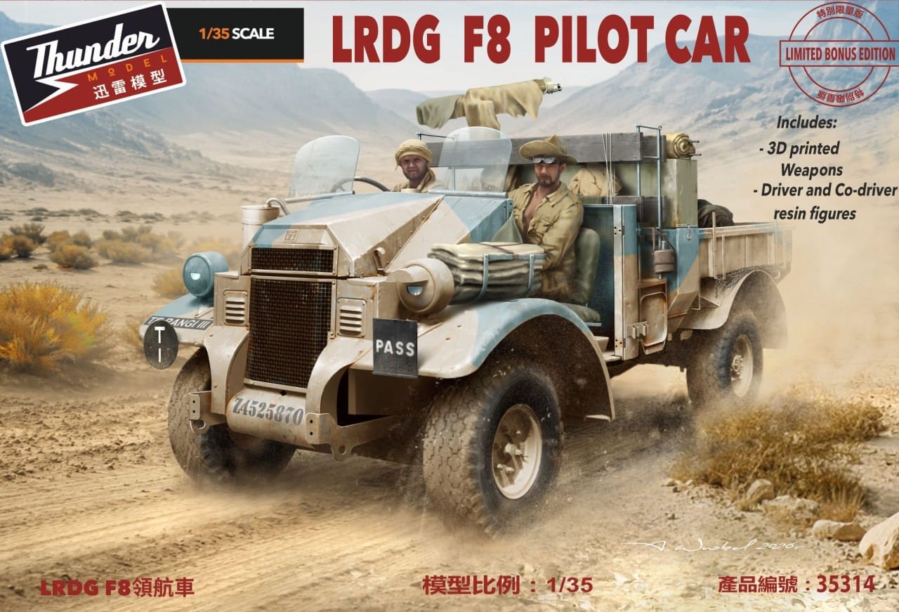 010 - Thunder Model - TM35314 - LRDG Ford F8 Pilot Car [bonus edition] - primary image