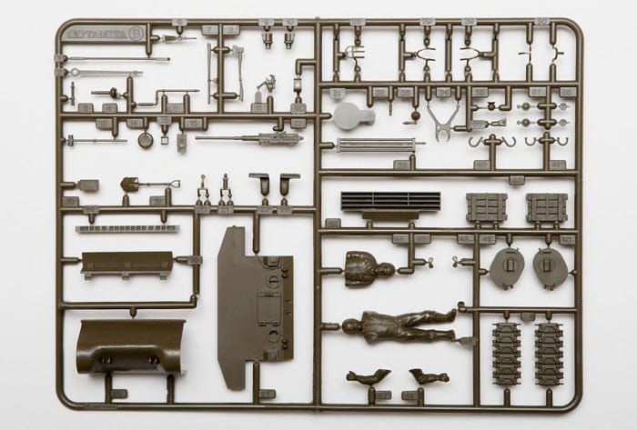 205 - Tamiya - 35322 - M1 Super Sherman - sprue