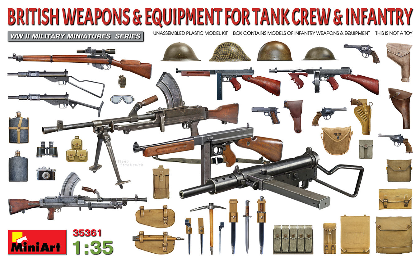 Armes de l'infanterie et des équipages de chars britanniques