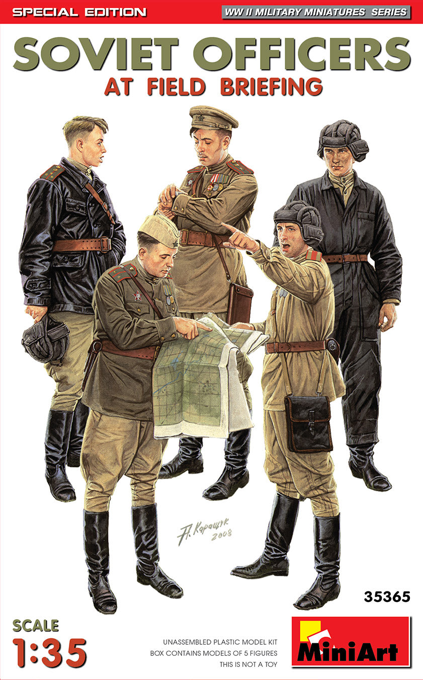 Soviet Officers at Field Briefing [special edition]