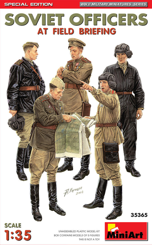 010 - Soviet Officers at Field Briefing [special edition] - primary image