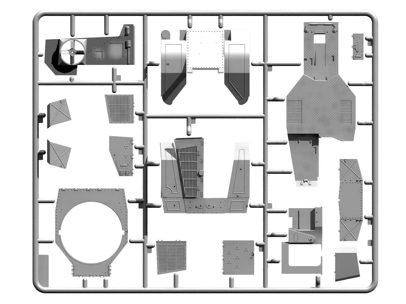 ICM - 35378 - Pz.Sp.Wg. (Funk) P204 (f) - sprue