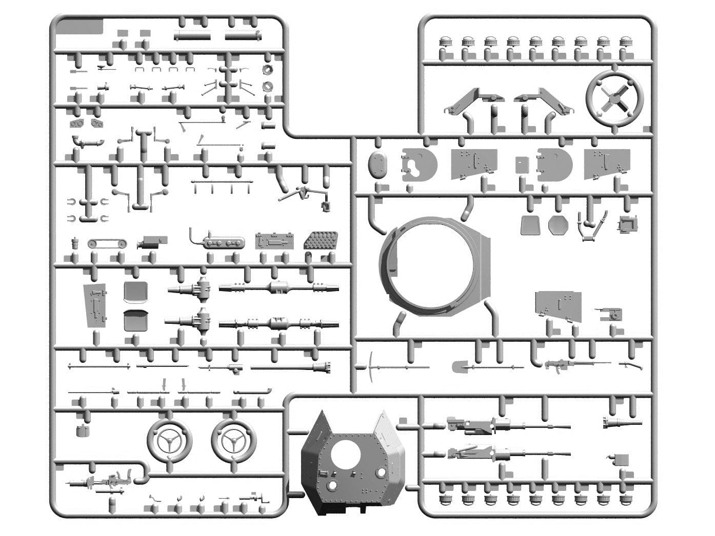 202 - ICM - 35378 - Pz.Sp.Wg. (Funk) P204 (f) - sprue