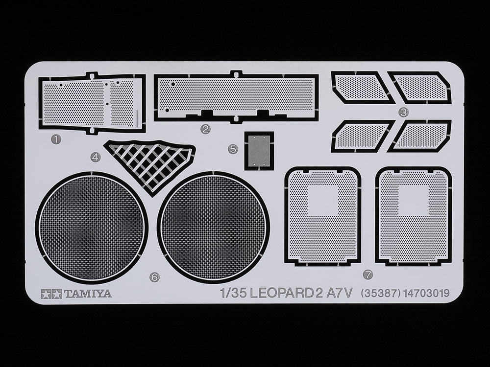 Leopard 2A7V - photo-etched parts - Photo-etched parts