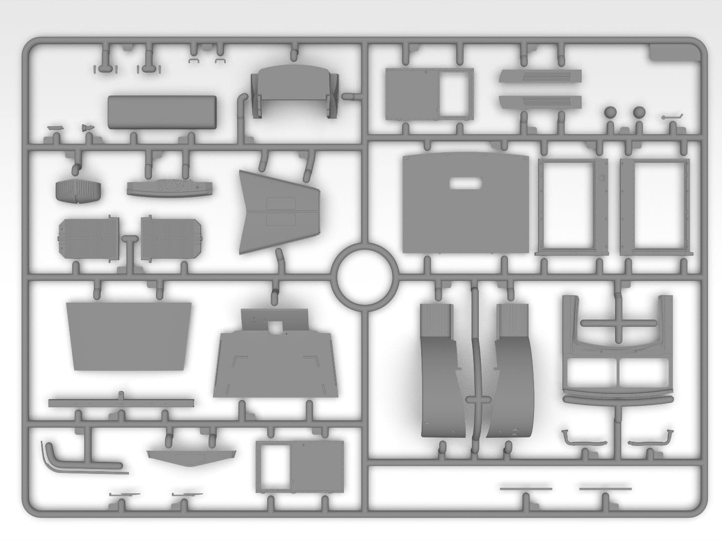 ICM - 35407 - Ford-Werke Sd.Kfz. 3b 2cm Flak 38  ‘Achtung! Sie fliegen!’ - sprue