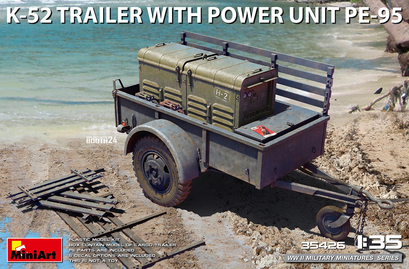 G518 K-52 Trailer ‘Ben Hur’ with Power Unit PE-95