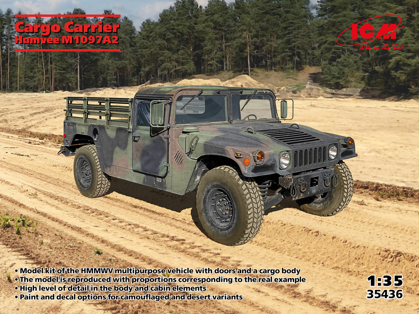 010 - HMMWV Humvee M1097A2 Cargo - primary image