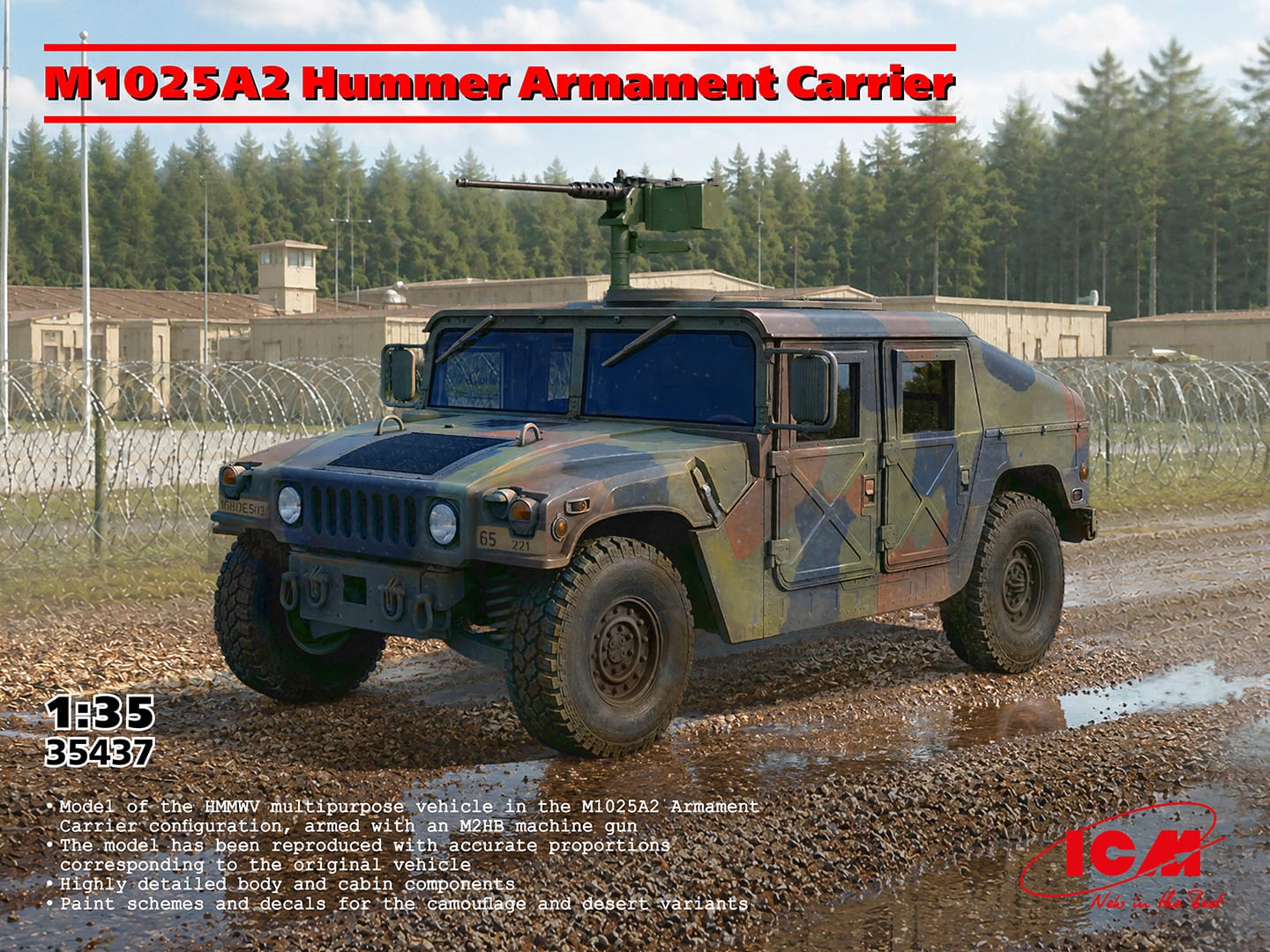010 - ICM - 35437 - HMMWV Humvee M1025A2 - primary image