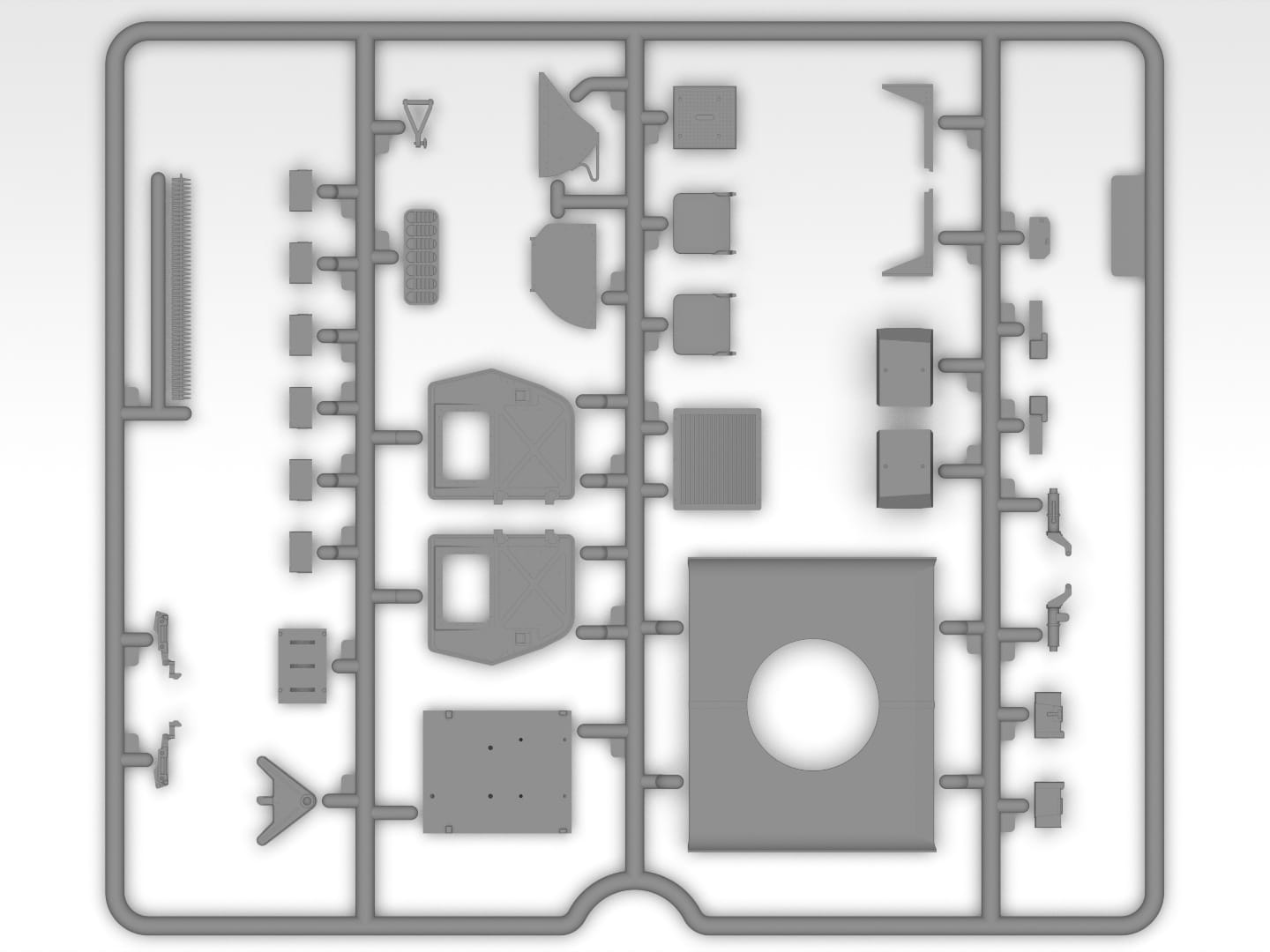 ICM - 35437 - HMMWV Humvee M1025A2 - sprue