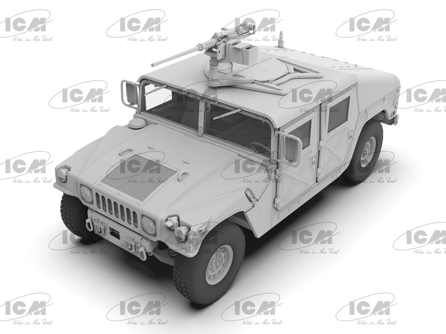 ICM - 35437 - HMMWV Humvee M1025A2 - digital model