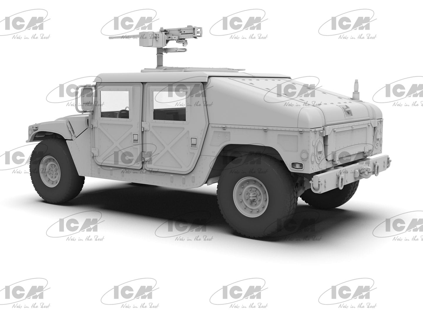 ICM - 35437 - HMMWV Humvee M1025A2 - digital model