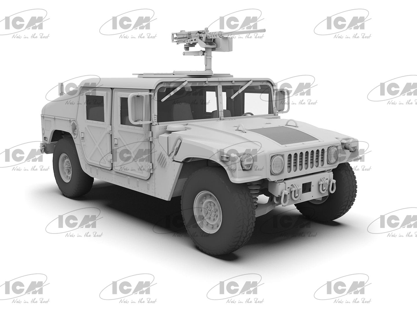 ICM - 35437 - HMMWV Humvee M1025A2 - digital model