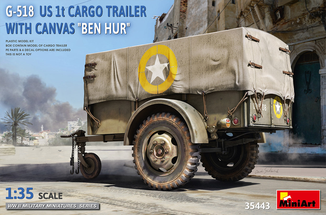 G518 Trailer ‘Ben Hur’ with Canvas Cover