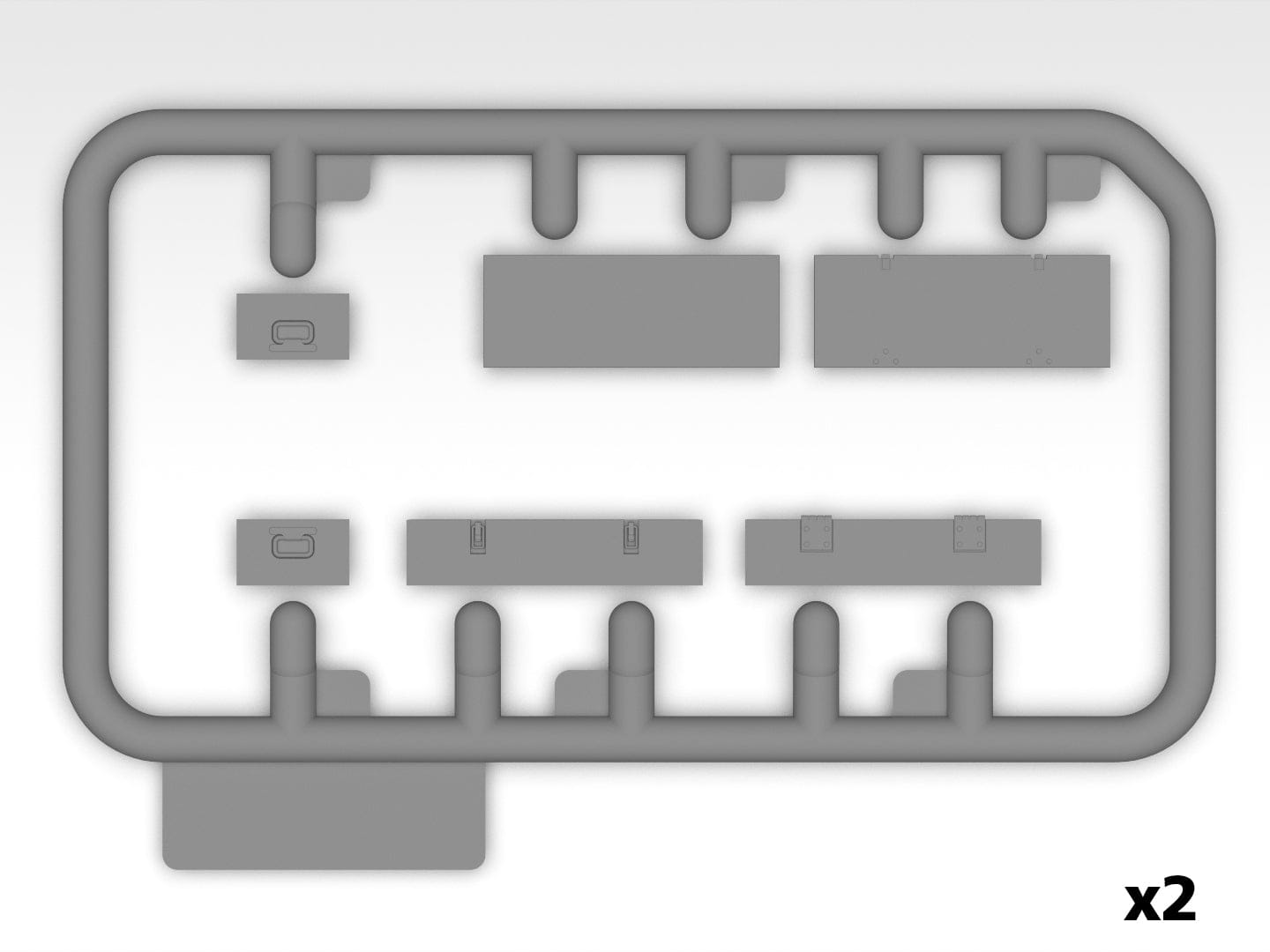 ICM - 35407 - Ford-Werke Sd.Kfz. 3b 2cm Flak 38  ‘Achtung! Sie fliegen!’ - sprue