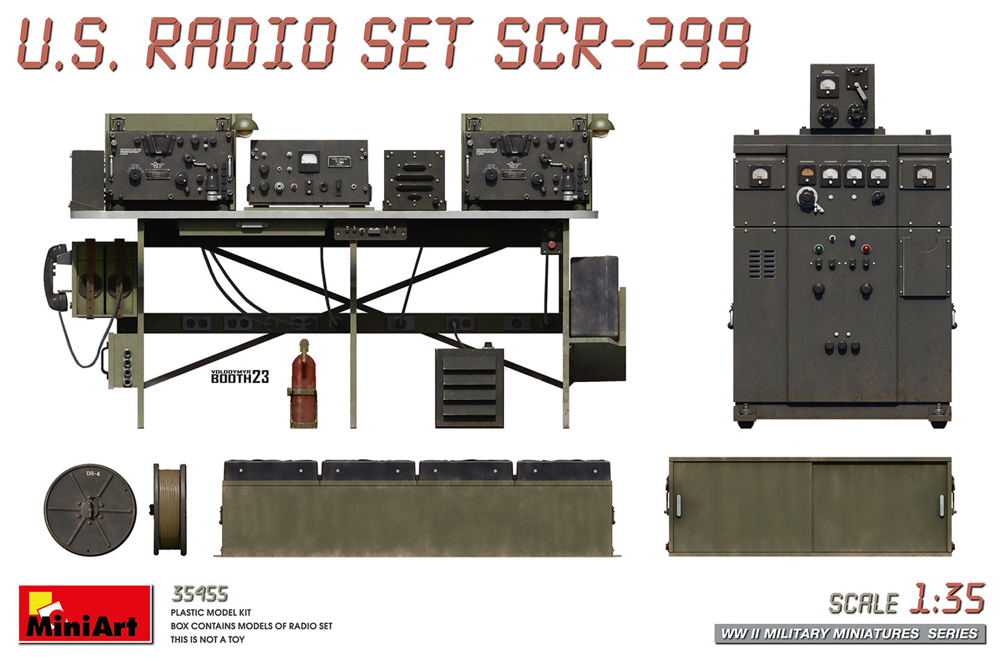 Poste de radio américain SCR-299