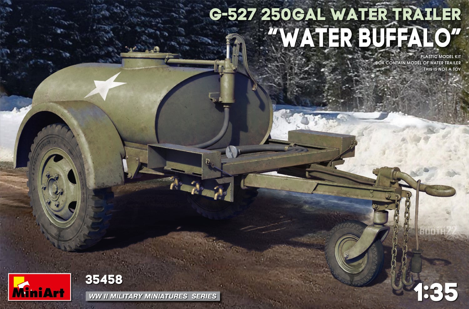 G-527 25gal Water Trailer ‘Water Buffalo’