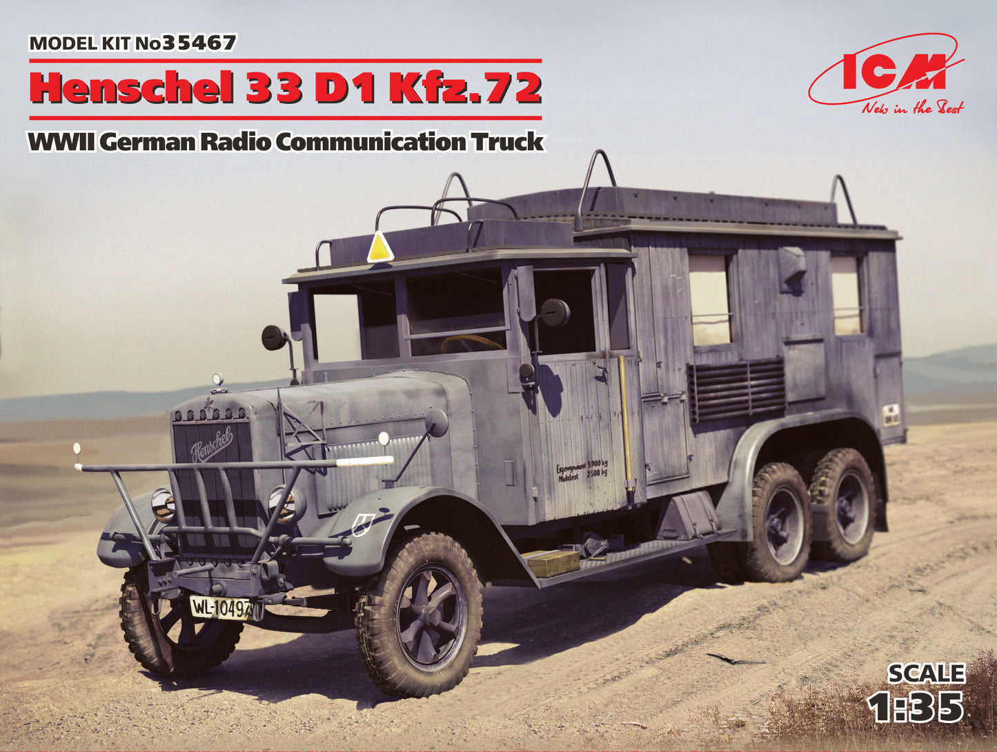 010 - Henschel 33 D1 Kfz.72 Radio Truck - primary image