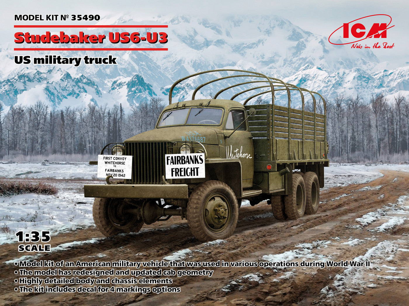 Studebaker US6 U3 2½ tonnes 6×6