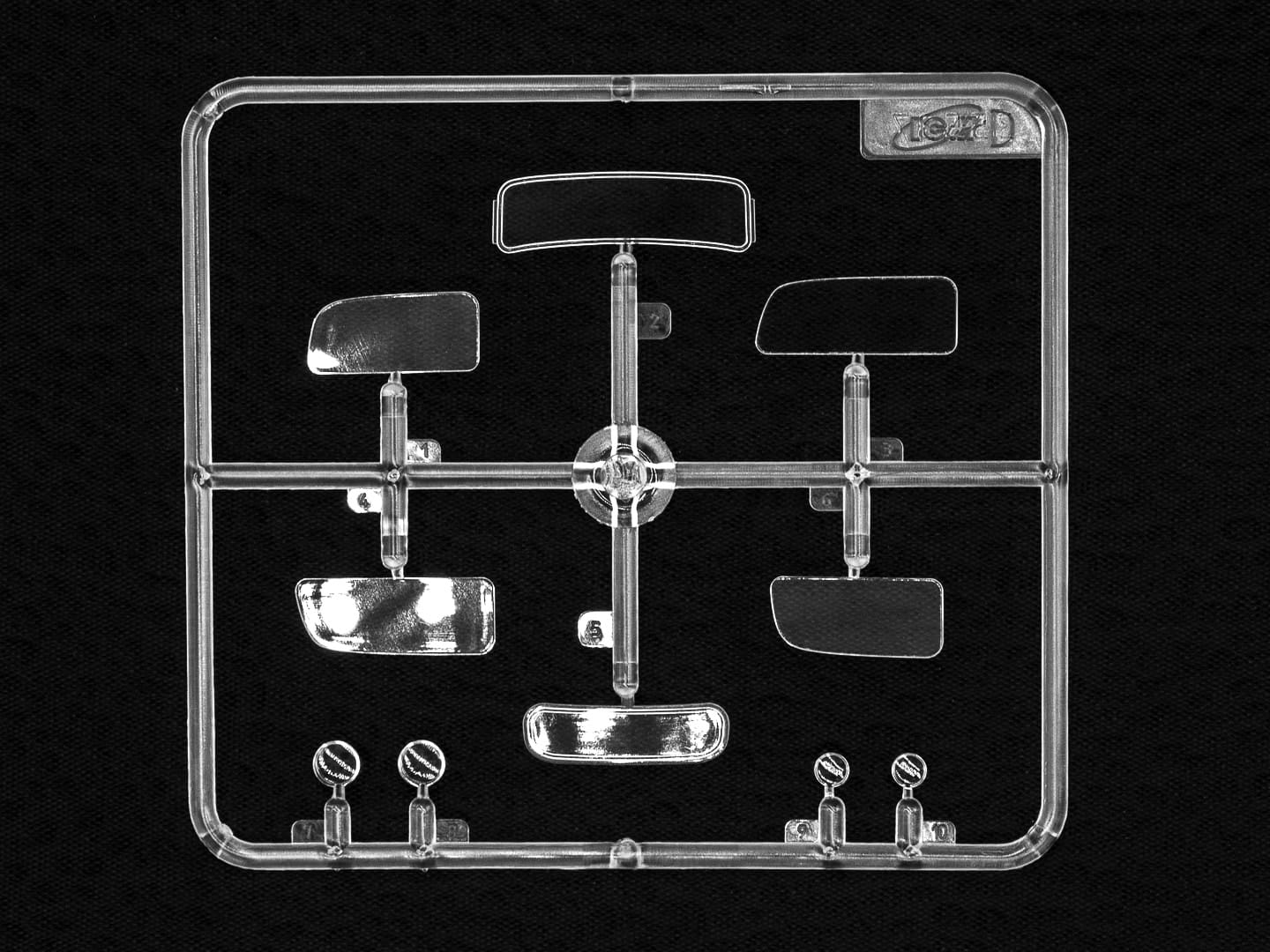 ICM - 35107 - Sd.Kfz. 251/1 Ausf. B Wurfrahmen 40 ‘Stuka zu Fuss’ - sprue