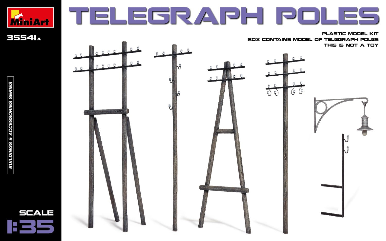 Poteaux télégraphiques en bois