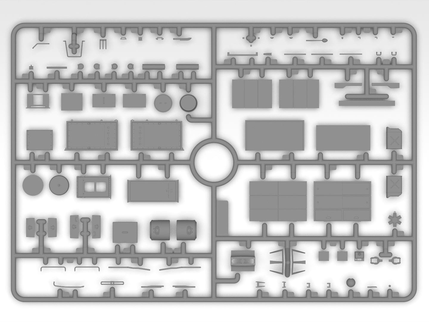 ICM - DS3532 - Festive Dinner on the Front Line - sprue