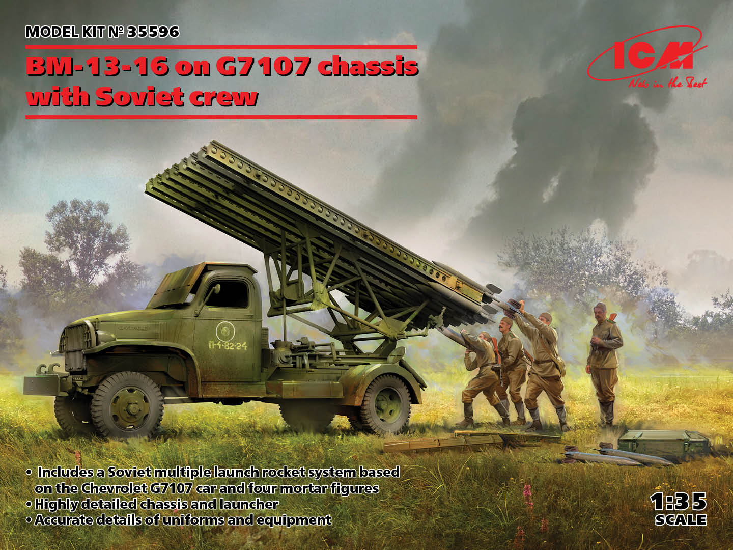 010 - Chevrolet G7107 BM-13-16 ‘Katyusha’ with Crew - primary image