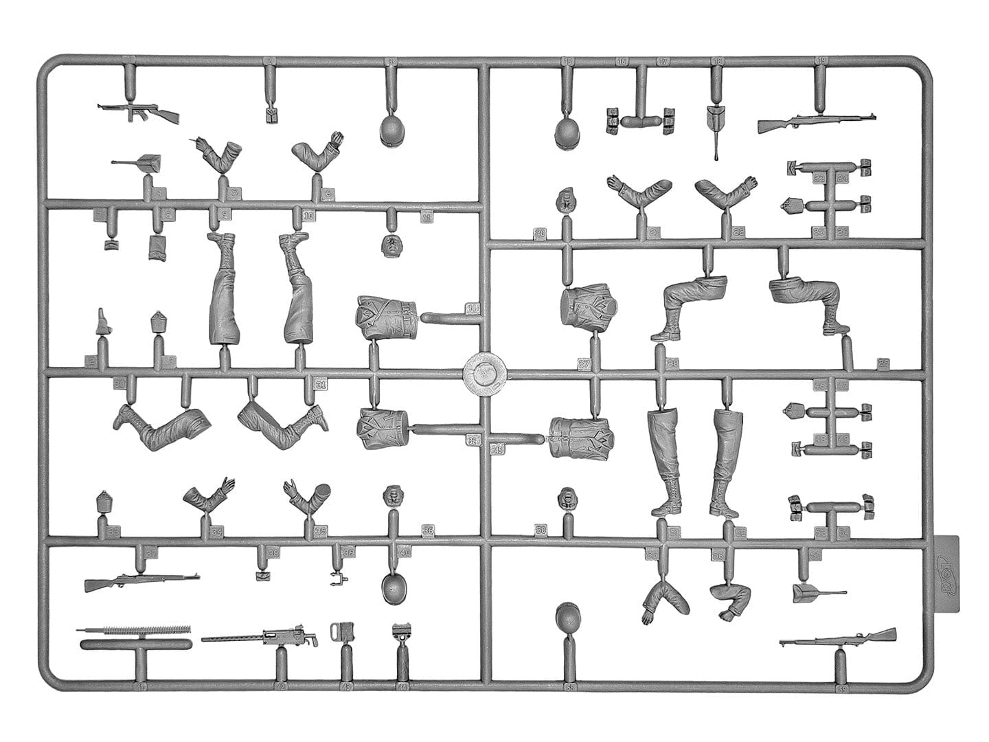 ICM - DS3532 - Festive Dinner on the Front Line - sprue