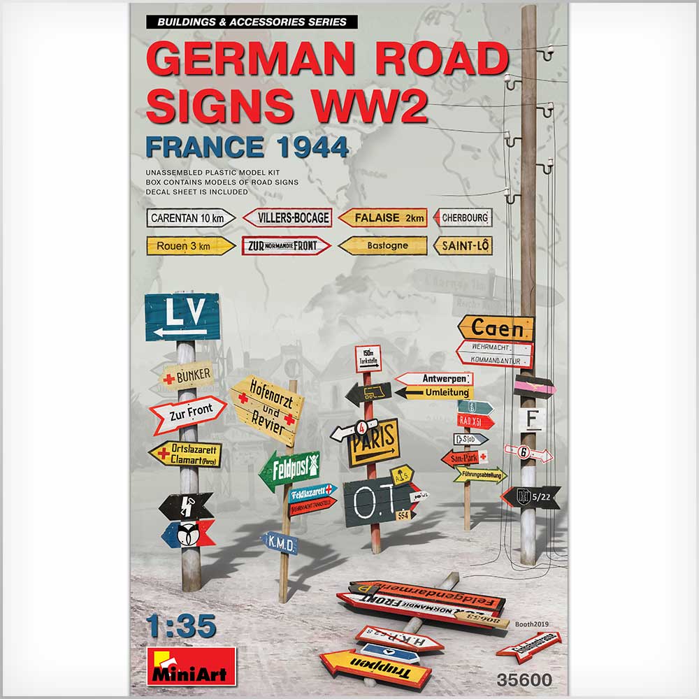 German Road Signs (France 1944)