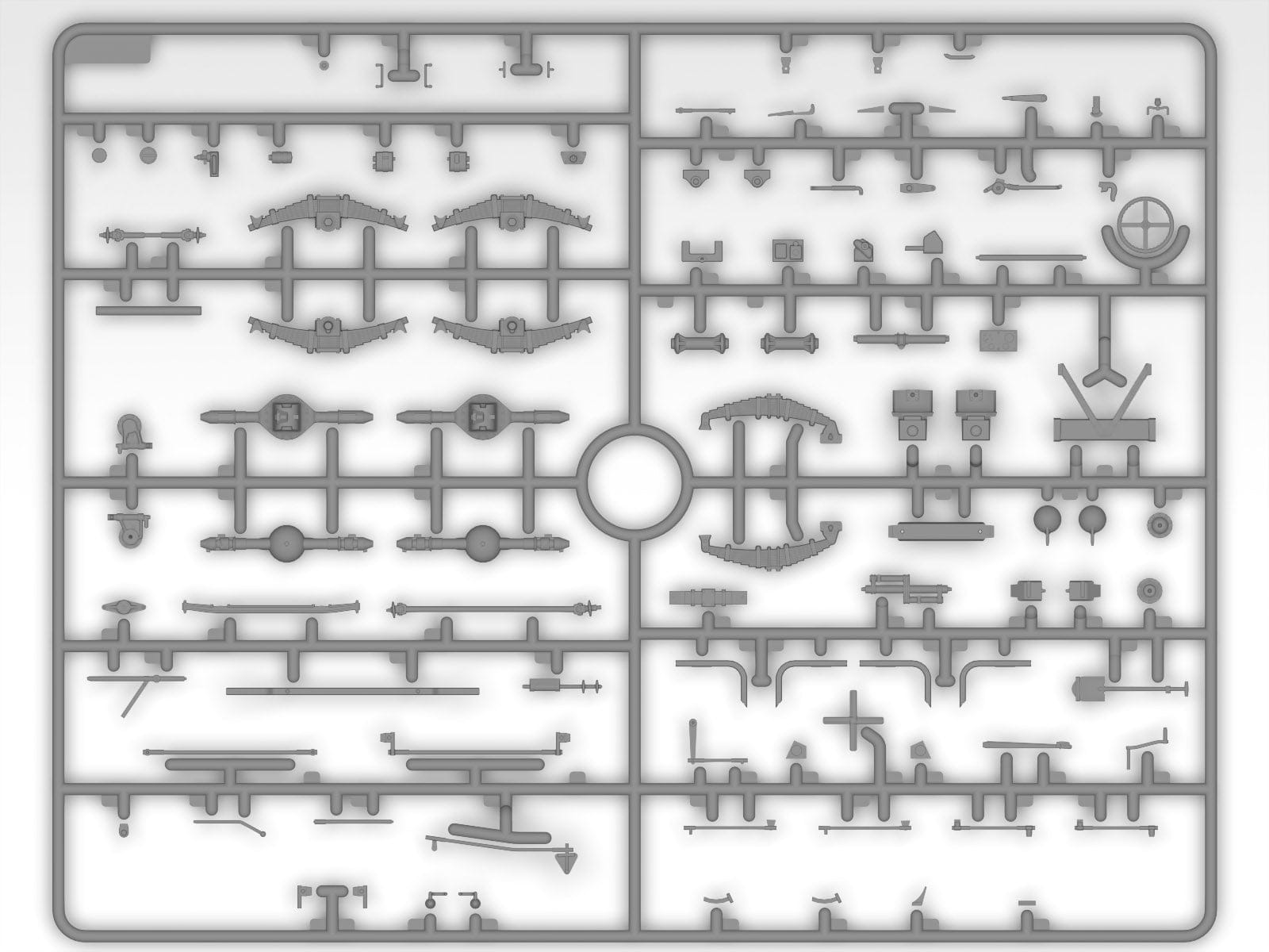 ICM - 35604 - Montgomery's Office with Staff - sprue