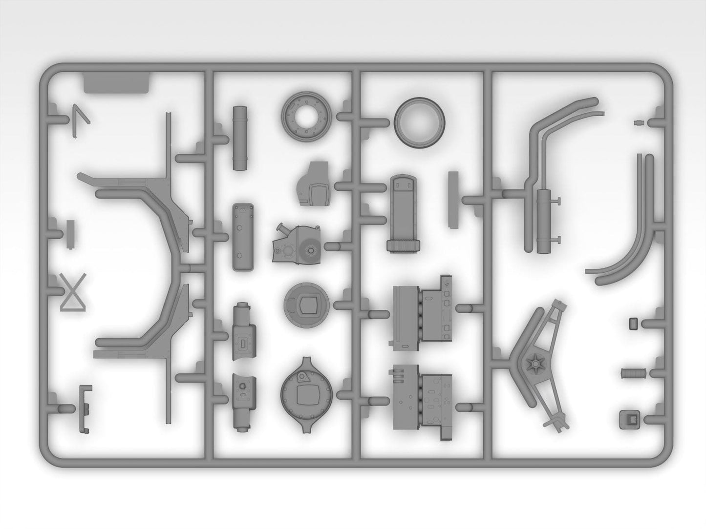 202 - ICM - 35604 - Montgomery's Office with Staff - sprue