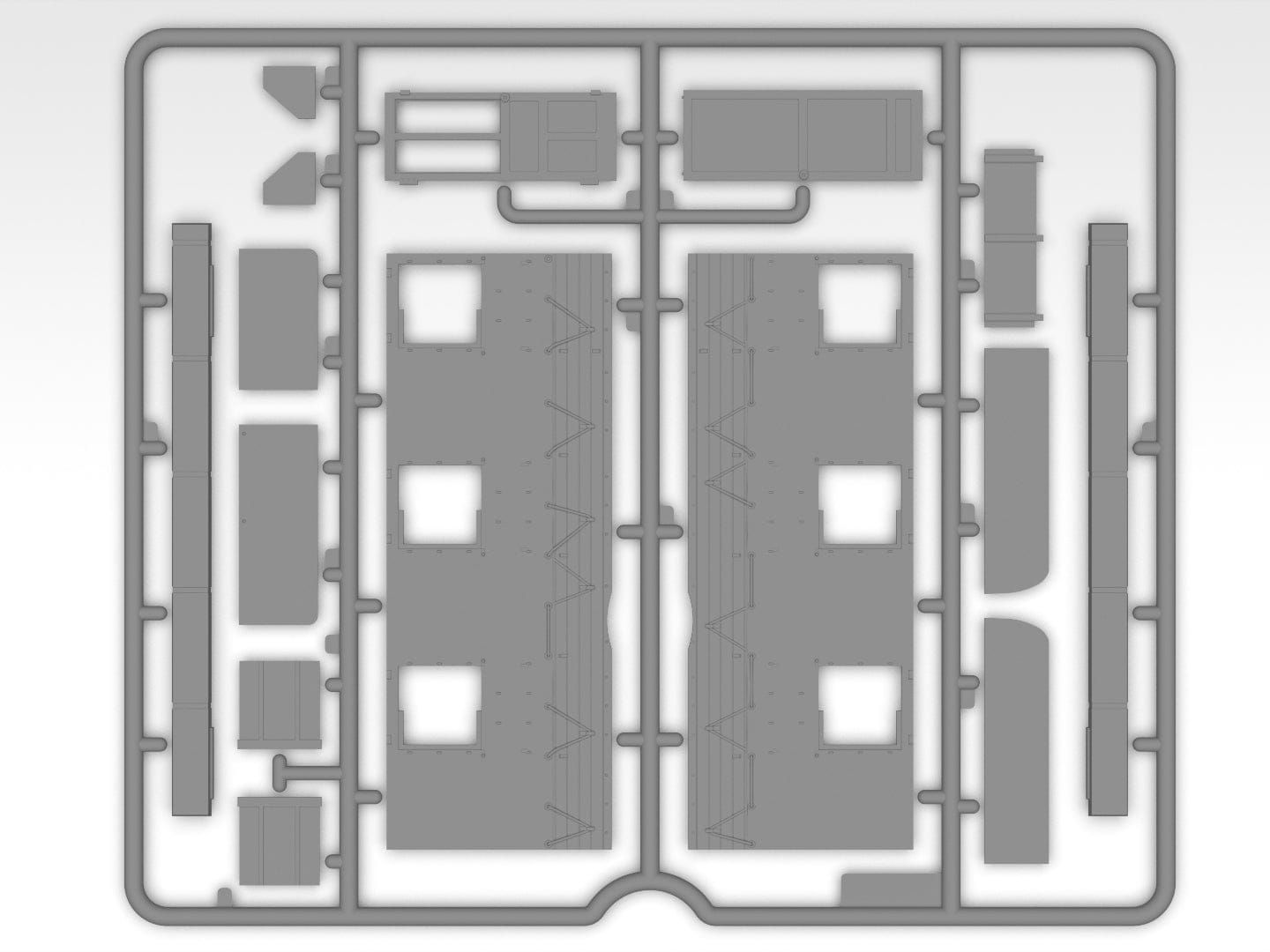 ICM - 35604 - Montgomery's Office with Staff - sprue