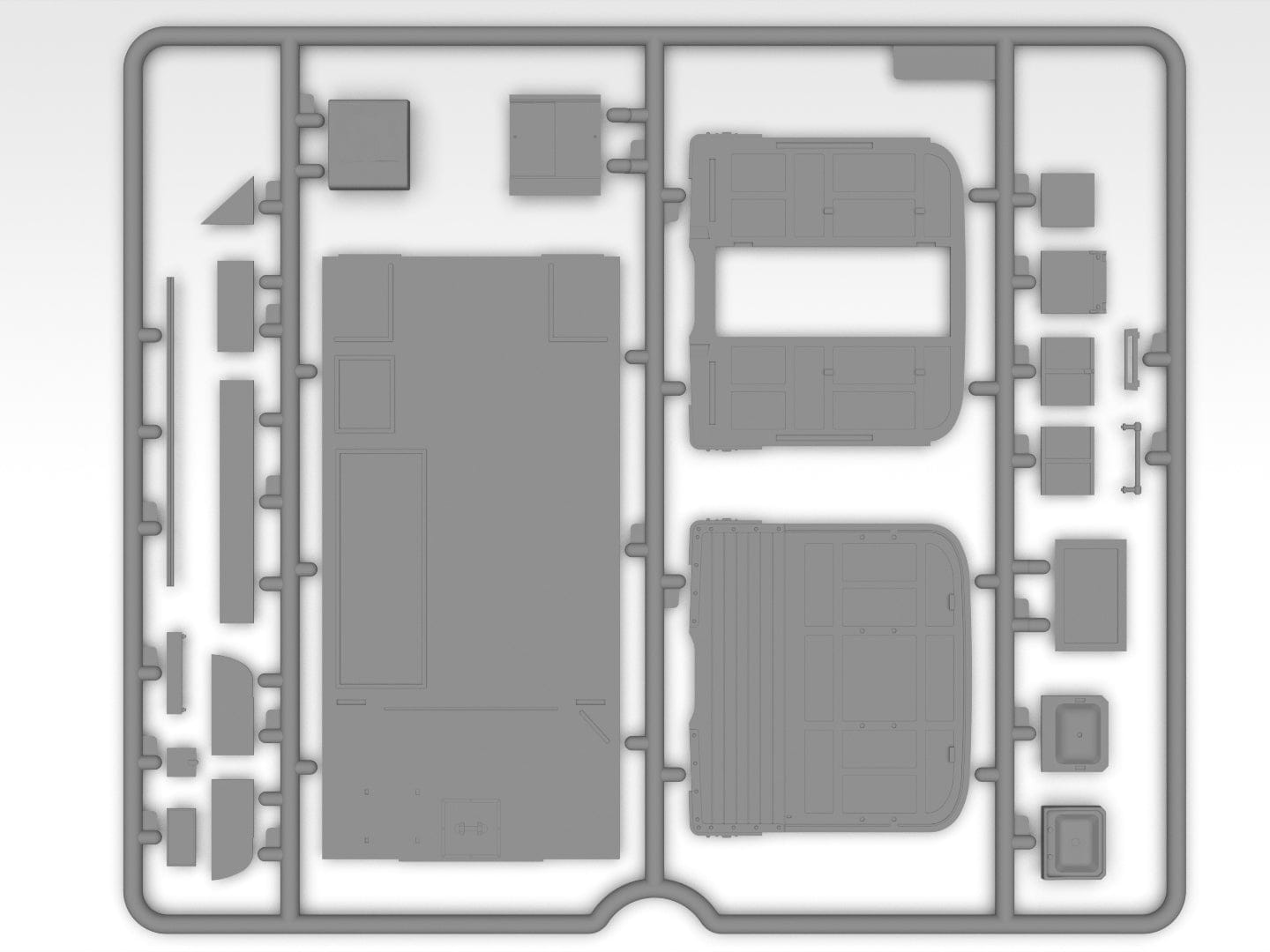 207 - ICM - 35604 - Montgomery's Office with Staff - sprue