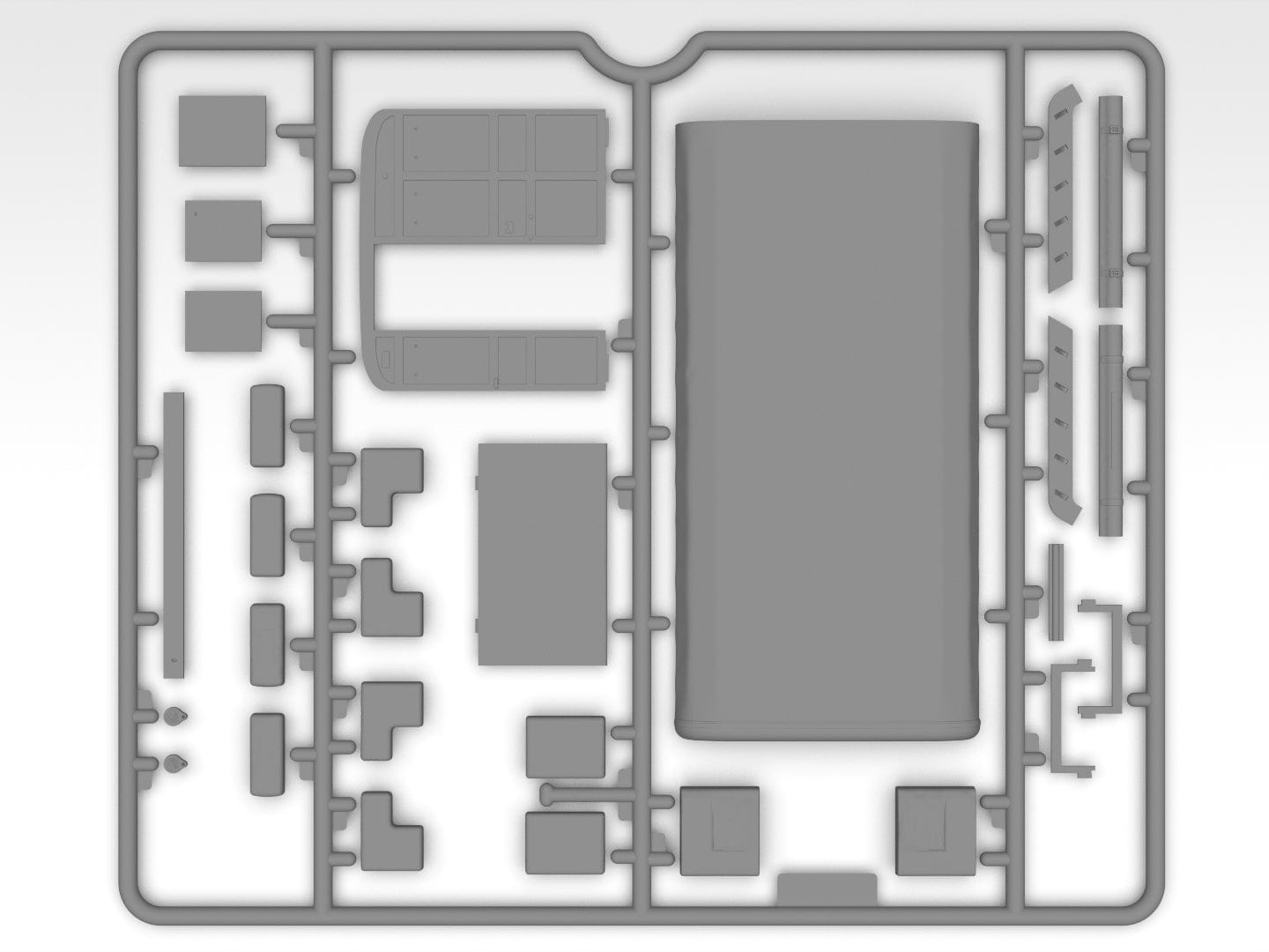 208 - ICM - 35604 - Montgomery's Office with Staff - sprue