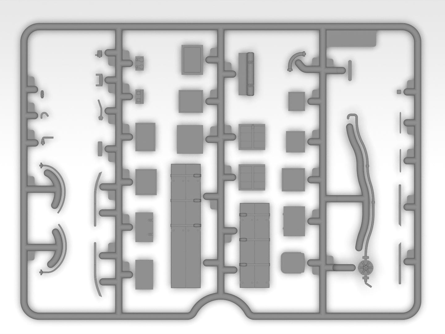 209 - ICM - 35604 - Montgomery's Office with Staff - sprue