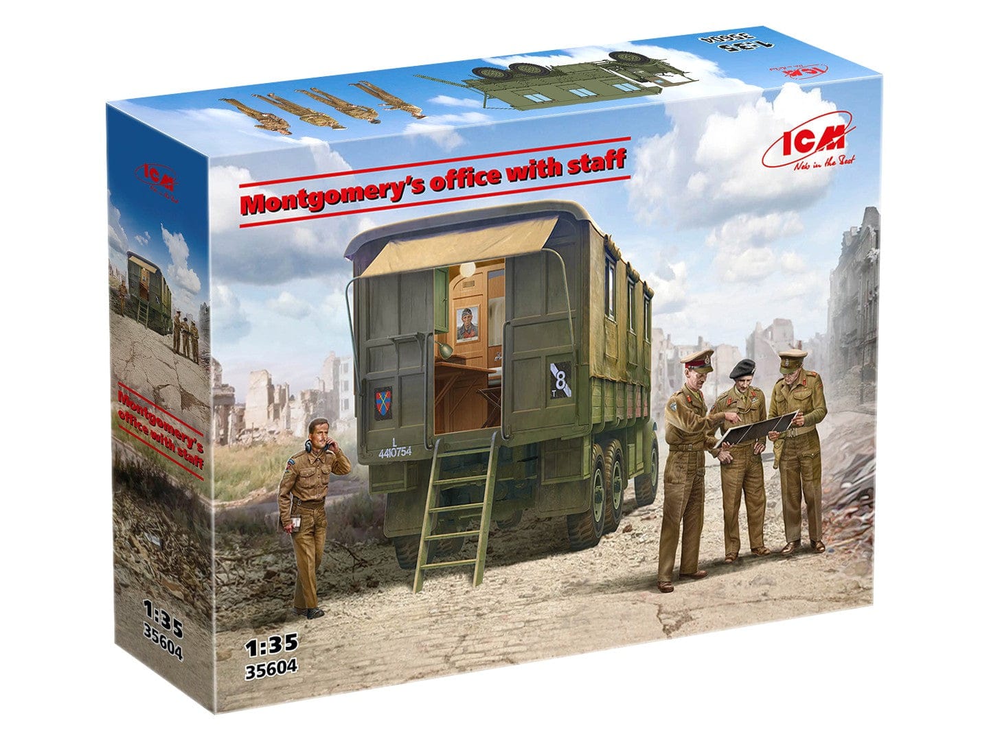 ICM - 35604 - Montgomery's Office with Staff - box front right angle